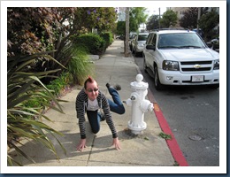 Loki and a hydrant