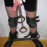 Rubber bondage with Master Mount